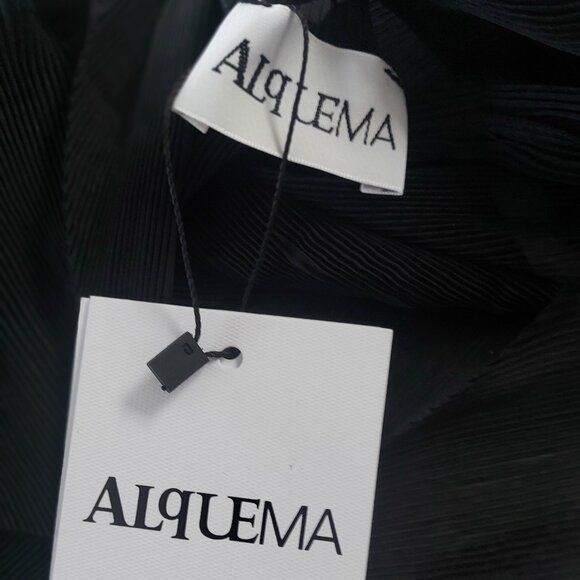 Alquema Handmade, Knee Length, Sheer Nikki Coat in Black - Size O/S NWT - Picture 11 of 13